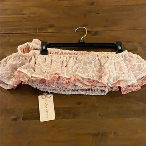 For Love and Lemons Top - Ruffle Crop